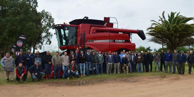 Uruguay estrena nueva cosechadora